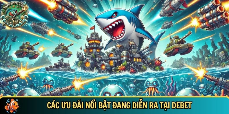 Debet – Cổng Game Bắn Cá Đổi Thưởng Uy Tín Hot Nhất 2025 3 Những ưu đãi và khuyến mãi nổi bật tại DEBET