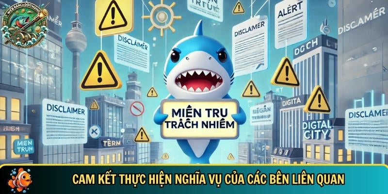 Miễn Trừ Trách Nhiệm BẮN CÁ ĐỔI THƯỞNG 3 Bảo đảm cam kết thực hiện đầy đủ nghĩa vụ của các bên liên quan