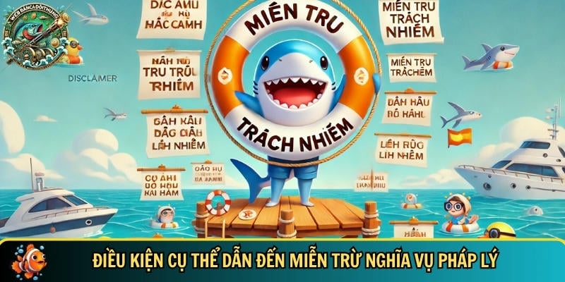 Miễn Trừ Trách Nhiệm BẮN CÁ ĐỔI THƯỞNG 2 Tìm hiểu điều kiện cụ thể dẫn đến miễn trừ trách nhiệm