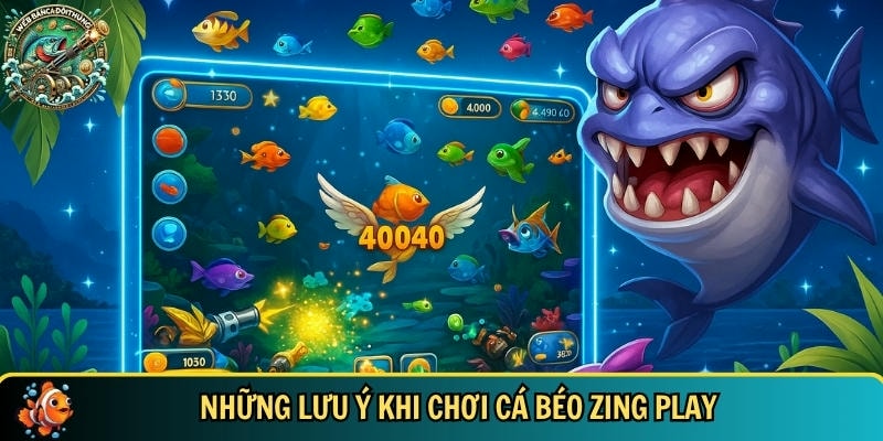 Khám Phá Cá Béo Zingplay – Game Bắn Cá 3D Hấp Dẫn Nhất 5 Những lưu ý khi chơi cá béo Zingplay