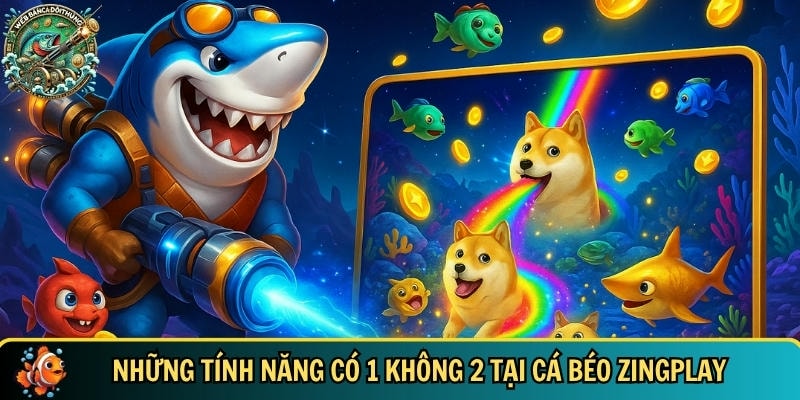 Khám Phá Cá Béo Zingplay – Game Bắn Cá 3D Hấp Dẫn Nhất 3 Tổng hợp các tính năng có 1 không 2 tại cá béo Zingplay